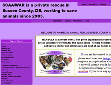 Tablet Screenshot of delawarerescue.com